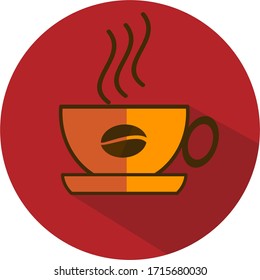 
Flat design coffee and cups. illustration of coffee cup.
