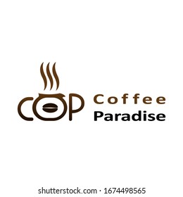 Flachdesign-Coffee-Shop-Logo