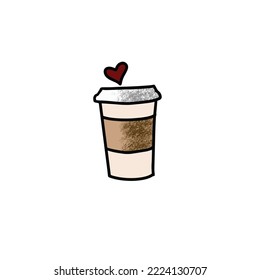 Flat Design Coffee, Various of Coffees, With Book