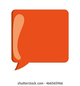 flat design colorful conversation bubble icon vector illustration