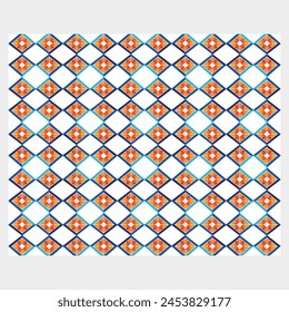 Flat design colorful geometric pattern