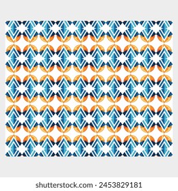 Flat design colorful geometric pattern