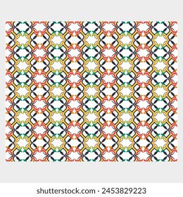 Flaches Design buntes geometrisches Muster
