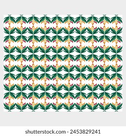 Flat design colorful geometric pattern