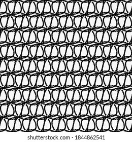 Flat design, a combination of curved or wavy lines. Monochrome geometric pattern. Abstract net background.