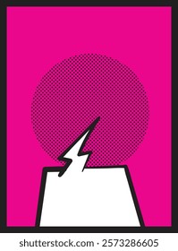flat design comic style background pop art