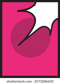flat design comic style background pop art