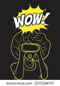 flat design comic style background pop art