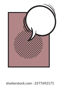 flat design comic style background pop art