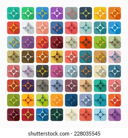 Flat design: compass