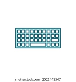 flat design computer keyboard vector icons