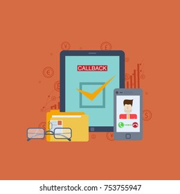 Flat design concept Icons for business, web and mobile services.