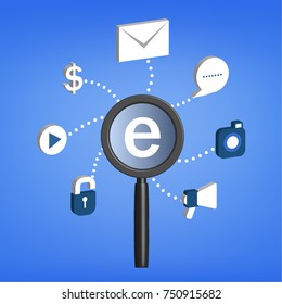 flat design concept icons for web and mobile services and apps.