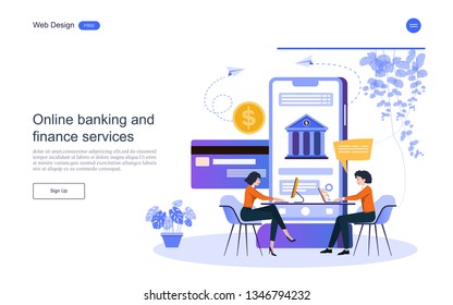 Flat design. Concept online payment  for web page.Confirm payment using a smartphone, Mobile payment, Online banking,payment terminals.Vector illustration.

