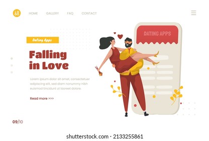 Flat design couple man holding woman for couple dating illustration concept