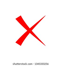 flat design cross icon