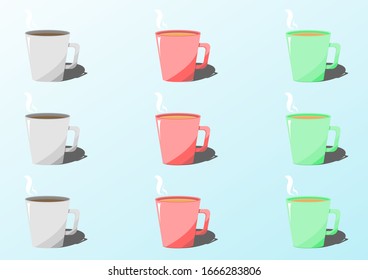 Flat Design Cup of Coffee