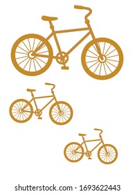 flat design cycle icon vector