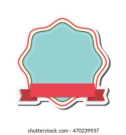 flat design delicate feminine emblem icon vector illustration