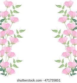 flat design delicate flower icon vector illustration