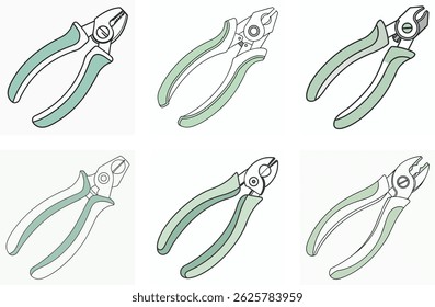 Design plano Cachorro prego Clipper Vetor com Proteção de Segurança
