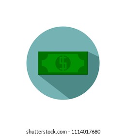 Flat design dolar bill