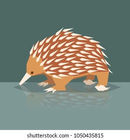 Flat design Echidna