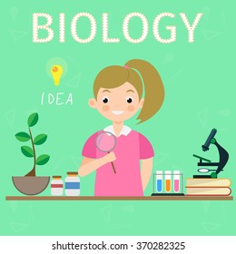 Flat design education and learning banner