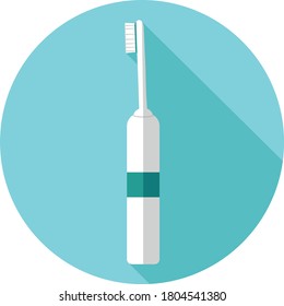 Flat design Electric Toothbrush. Vector illustration