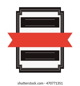 flat design emblem or badge icon vector illustration