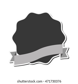 flat design emblem or badge icon vector illustration