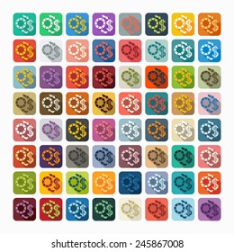 Flat design: exchange chips