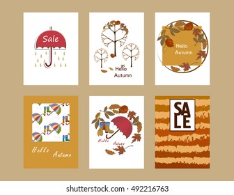 Flat design eye catching sale website banners for.