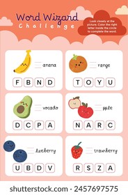 flat design first alphabet worksheet printable for kids fun learning activity