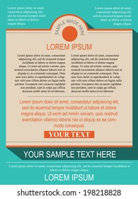 Flat Design Flyer Template