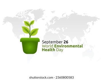Flat design, flyer design, and vector artwork of the international environmental health day are appropriate for the occasion.