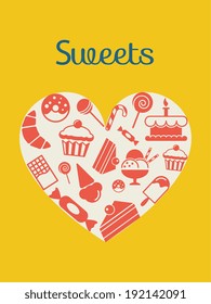 Flat Design Food Infographic Elements. Vector Graphics EPS 10.