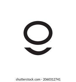 Diseño plano g logotipos de letras Free Vector