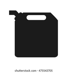 flat design Gasoline canister icon vector illustration