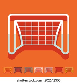 Flat design: gate