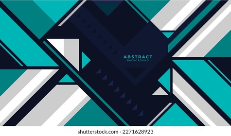 Flat design of geometric background