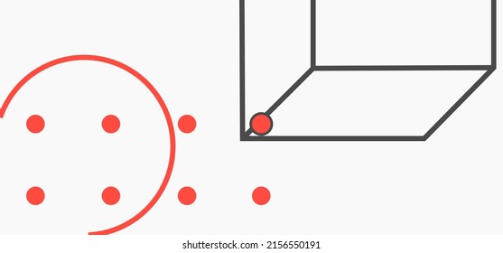 flat design geometric shapes background vector