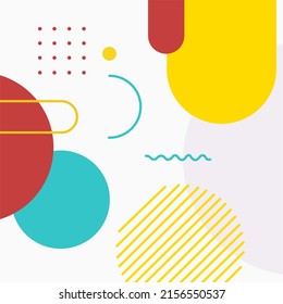vector de fondo de formas geométricas de diseño plano