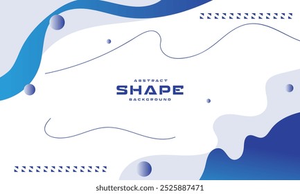 Flat design geometric shapes background