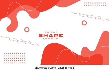 Flat design geometric shapes background