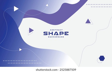 Flat design geometric shapes background