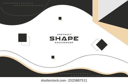Plano de fundo de formas geométricas de design plano