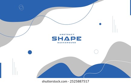 Flaches Design geometrische Formen Hintergrund