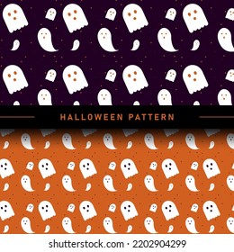 Flat Design Halloween Pattern Collection