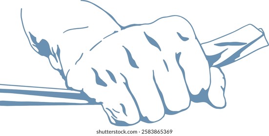 Flat design, hand and fingers exercises, medical illustration. Exercises 8